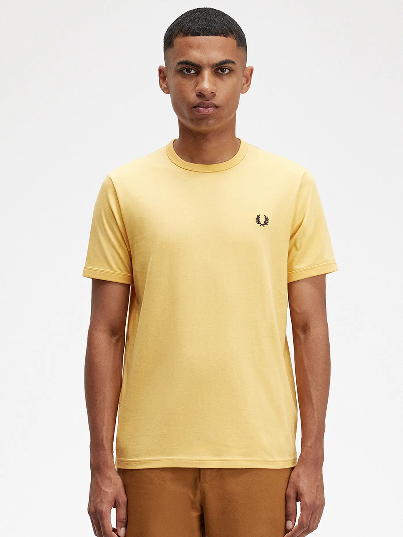 FRED PERRY | T-Shirt | gelb